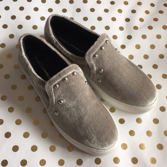 Rebecca Minkoff Shoes - REBECCA MINKOFF Velvet Slip On Flatform Sneakers